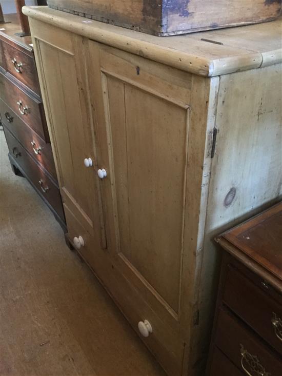 Pine bread cupboard